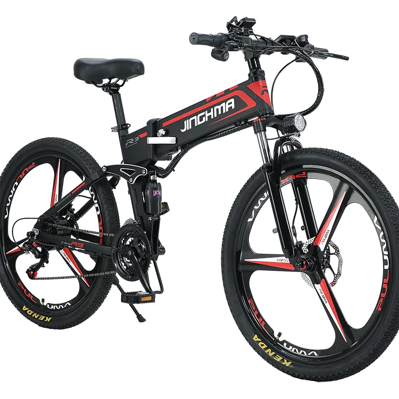 Электрический велосипед R3 складной горный с литиевой батареей 48 В для езды по
