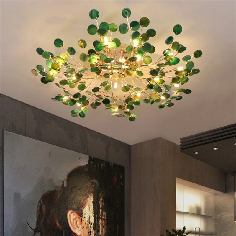 

Nordic Luxury LED Ceiling Light Colorful Master Kitchen Home Art Ceiling Lamp Bedroom Living Room Indoor Lighting Light Fixtures