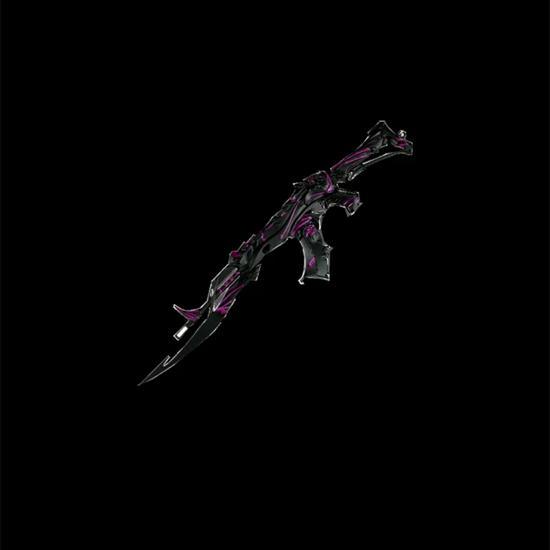 

Zinc Alloy 22cm Counter-war Gun Hero A/k47 Beast God Black And Purple Keychain Demon Slayer Cosplay Unblade Knives Weapon Model
