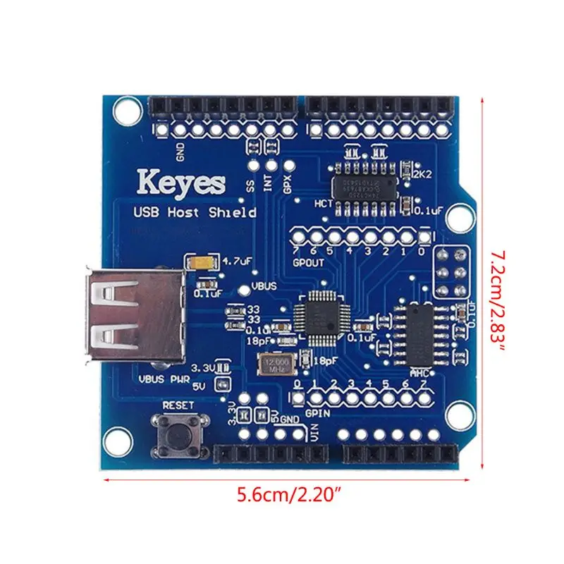 

New USB Host Shield Module Board for An-droid ADK U-no 328 Me-ga 2560