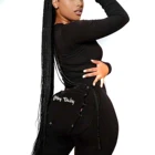 Модный пижамный комплект Для женщин комбинезон мягкие удобные женские туфли, пижама, костюм для сна со спинкой для стыковой бум открытые хип Lift-B5