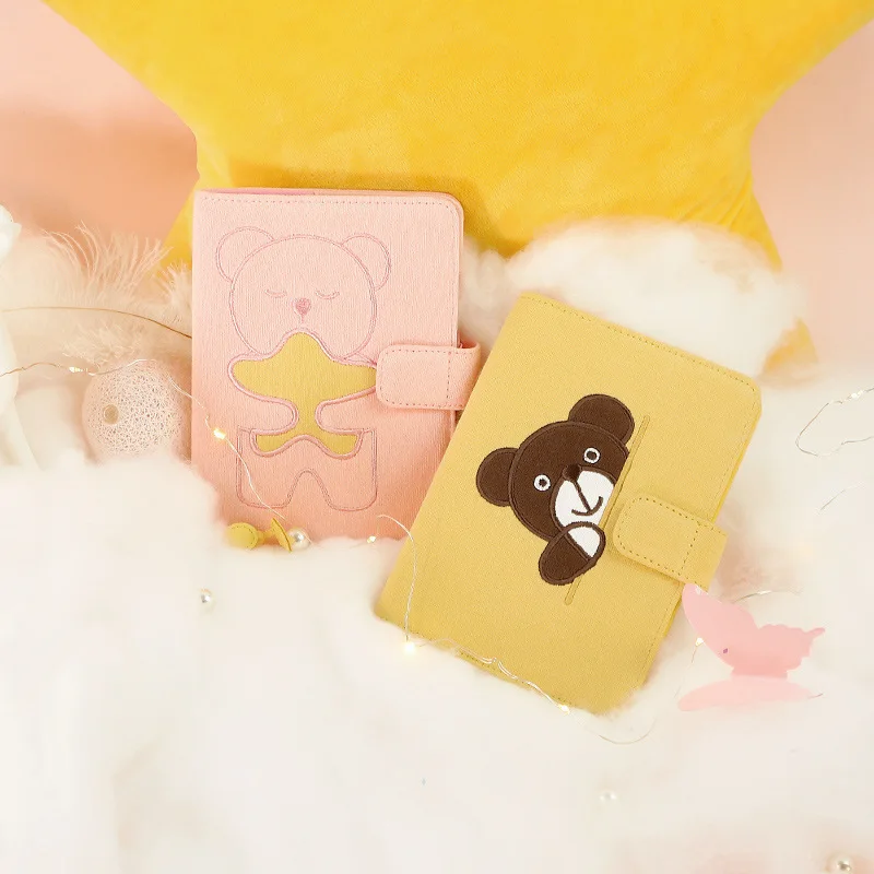 

2021 Kinbor Good Night Story Bear Book Agenda Handbook Diary Weekly Daily Planner Notebook Scetchbook For Markers