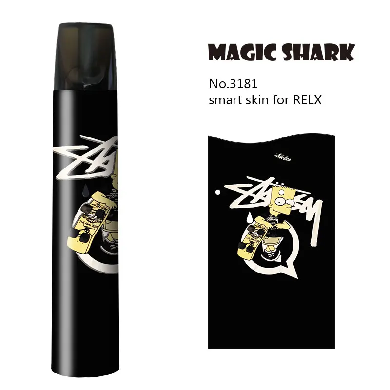 

Magic Shark Tiger Cute Girl Snow Ultra Thin Case Cover for Relx Fashion Sticker PVC Film for Relx Elecotronic Cigartte