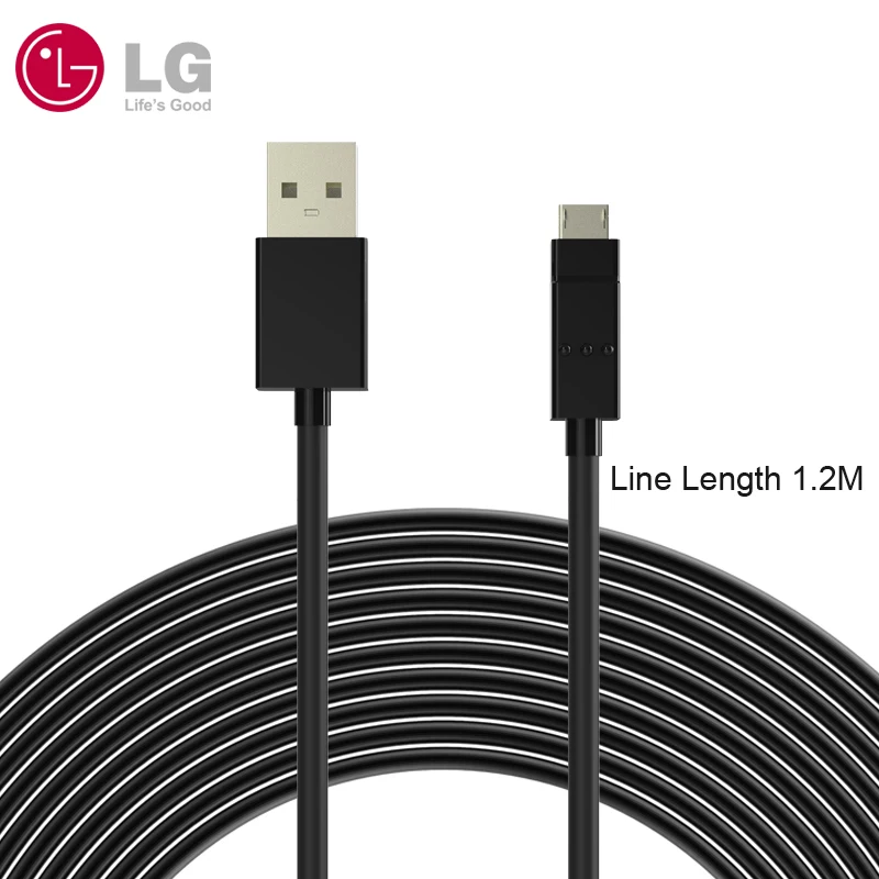 Оригинальное зарядное устройство LG G4 с европейской вилкой, быстрое зарядное устройство для путешествий, 5 В, 1,8 А, с кабелем Micro USB для LG G2, G3, G4, LS740, LS740, P705, F100S, MCS-04ER