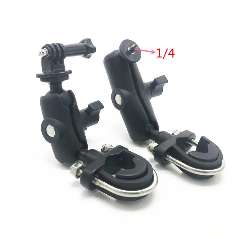 Зеркало заднего вида на руль с двойным гнездом шаровое Крепление держатель для