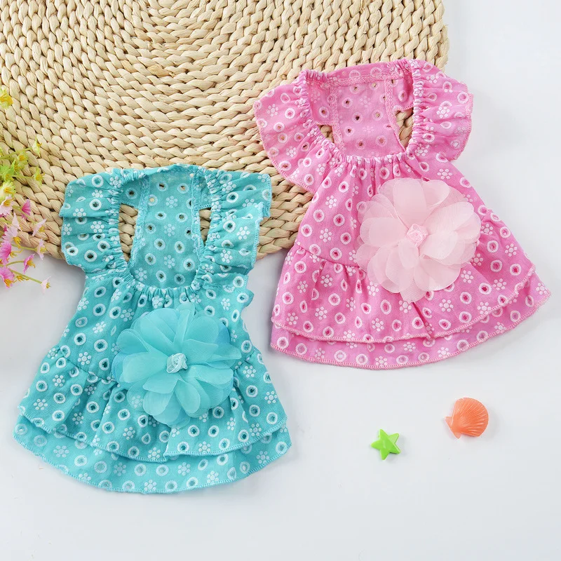 

Printed Dog Skirts Pet Dress For Dog Princess Dress Sling Pet Cat Skirt Wedding Clothes For Small Medium Dogs Dresses Ropa Perro