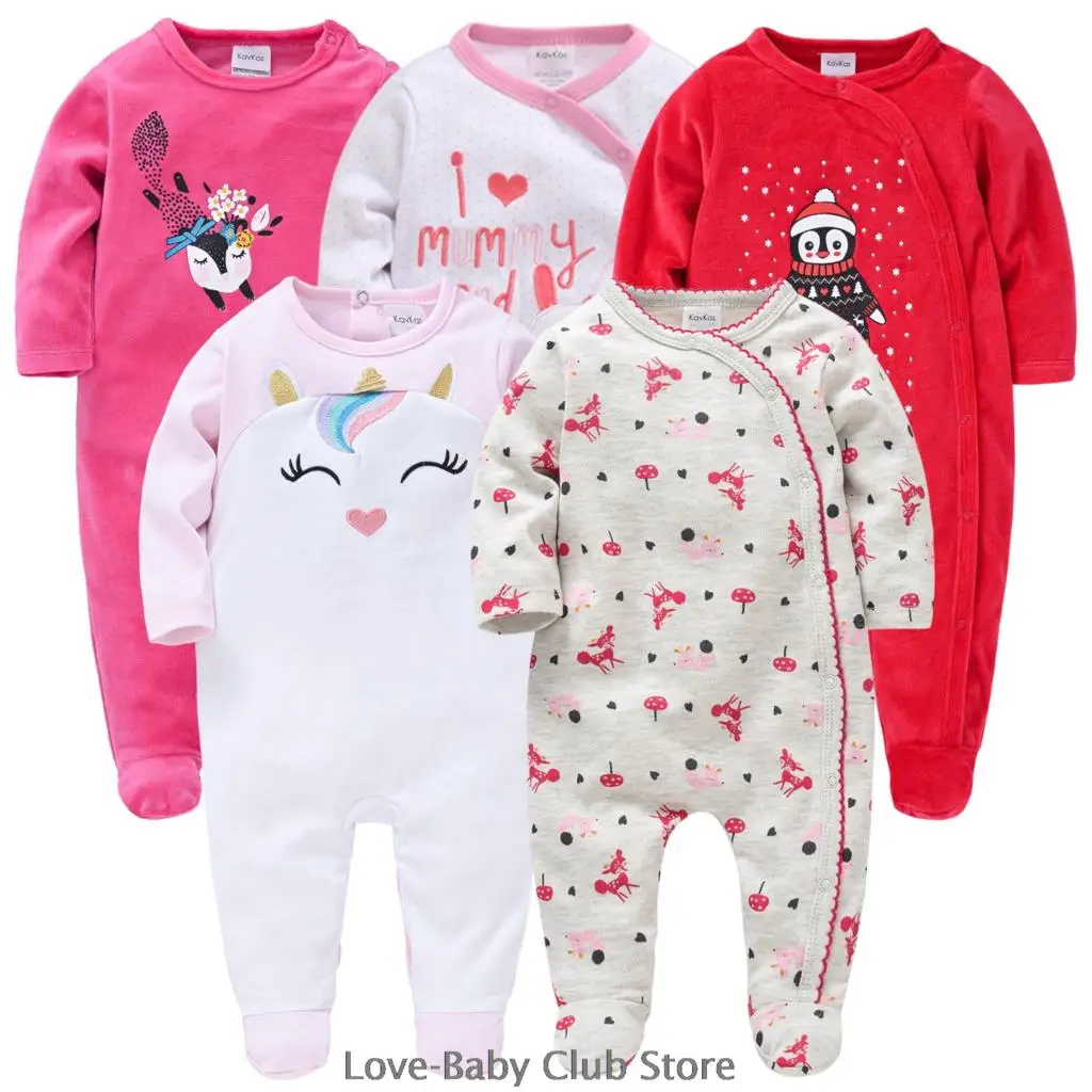 Комбинезоны для маленьких мальчиков и девочек Одежда с длинными рукавами 3M 6M 9M 12