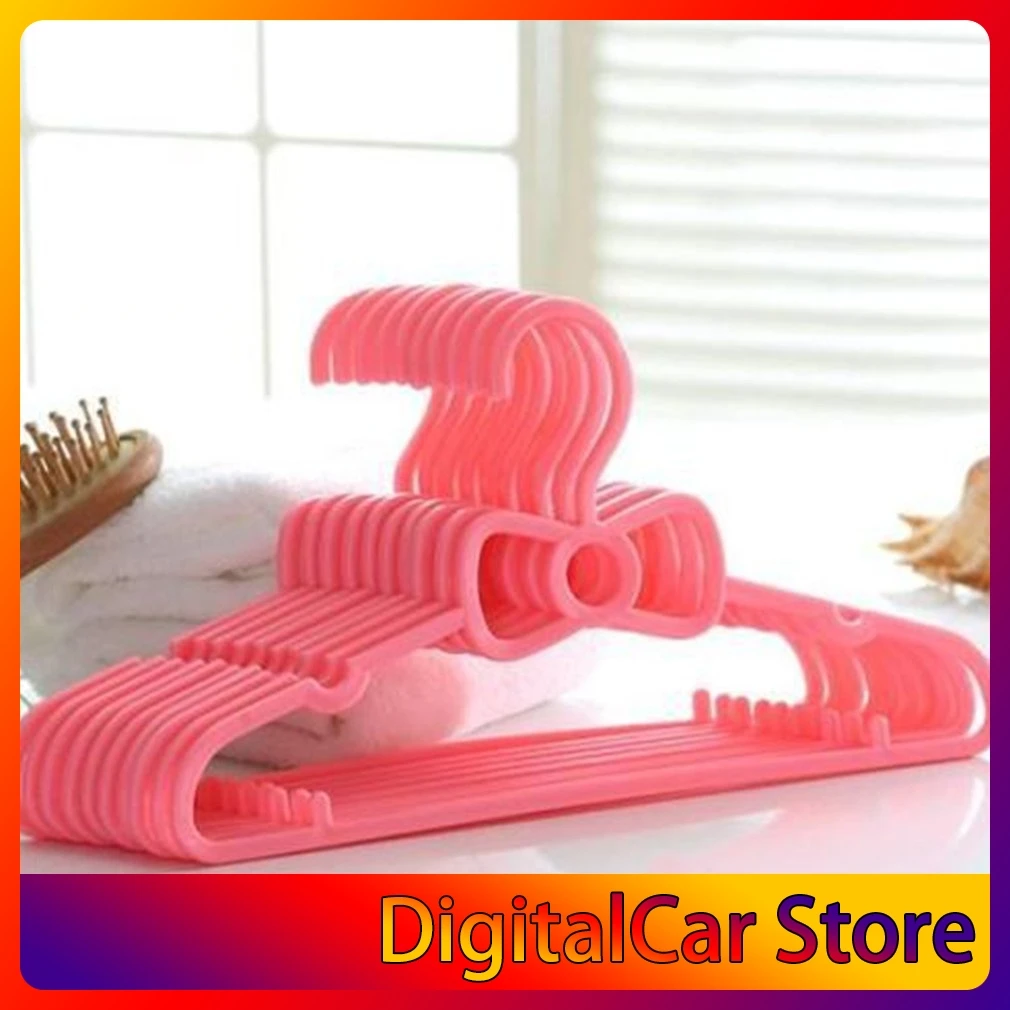 

10pcs Set Children's Bow Hanger Home Baby Clothes Hanger