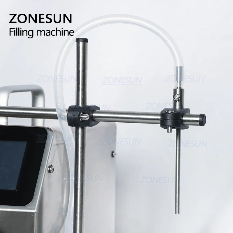 

ZONESUN ZS-YTPP6001 Small Ccale Digital Single Head Quantitative Peristaltic Pump Water Juice Liquid Bottles Filling Machine