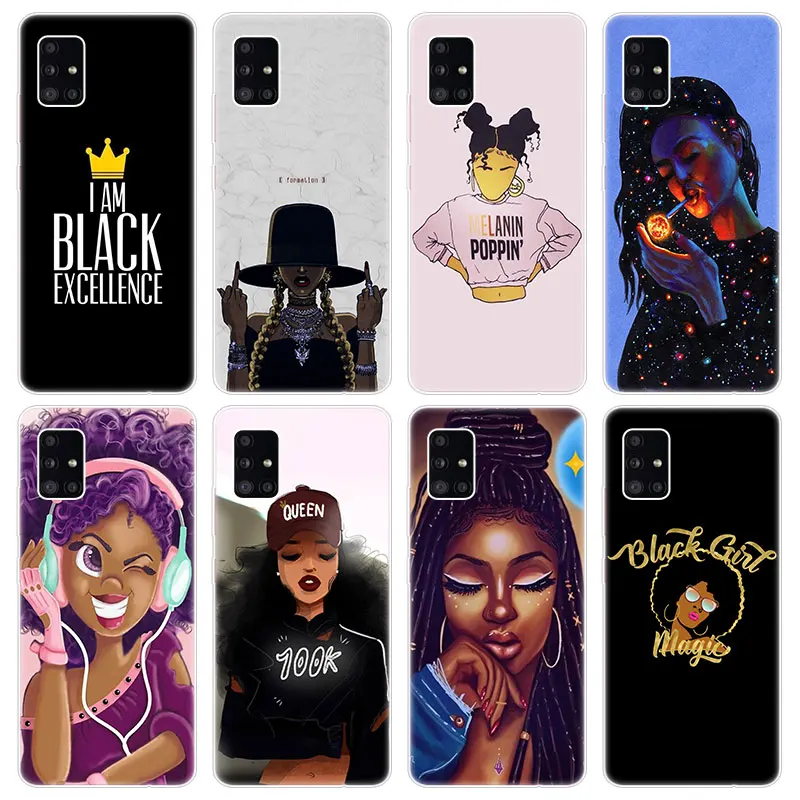 2bunz melanin poppin aba protective case for samsung galaxy a12 a02 a03s a21s a22 a32 a52 a72 a82 s21 plus fe ultra m32 m12 free global shipping