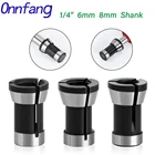 3 шт. Высокоточный адаптер Цанга 8 мм 6,35 мм 6 мм цанги Зажимной патрон гравировальная отделка станок фрезерный станок принадлежности для фрезы