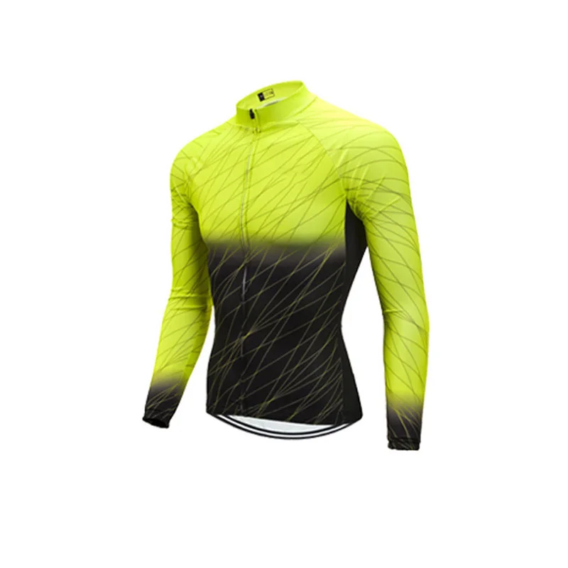 

Мужская одежда для велоспорта с длинным рукавом, трикотажная одежда в стиле ретро для горного велосипеда, рубашка, горный Топ, Униформа, кур...