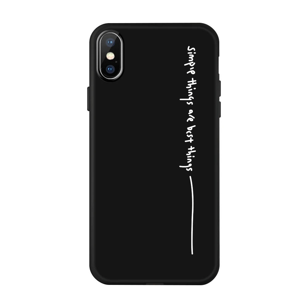 04 Черный ТПУ окрашенный чехол для iPhone 8 7 6 6S Plus X XS Max X 5 5S SE чехол Funda iPhone8 iPhone7 Plus силиконовый мягкий модный чехол - Цвет: 04