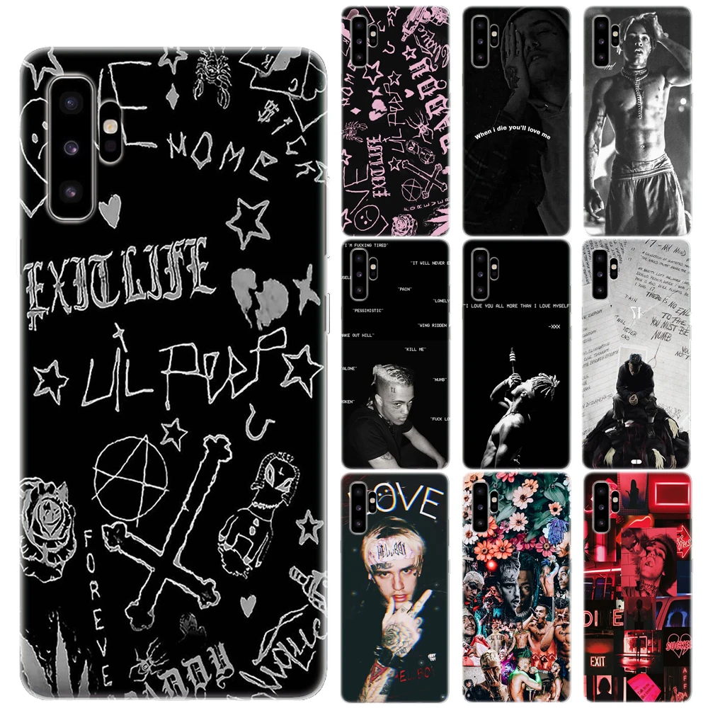 Мягкий чехол Xxxtentacion Lil Peep из ТПУ для Coque Samsung Galaxy Note 10 Pro 5G 9 8 5 M10 M20 M30 силиконовый