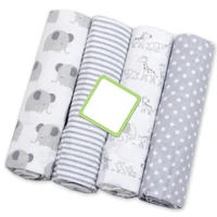 4pcslot baby blanket kids diapers muslin swaddle 100 cotton flannel diapers for newborns kid photography blankets newborn wrap