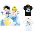 Сестры принцессы термо-Стикеры для одежды на одежду, термочувствительные патчи для переноса одежды