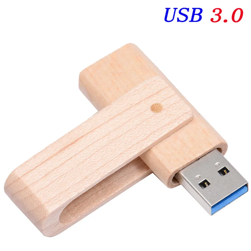 JASTER USB3.0 логотип клиента деревянный флеш-накопитель деревянная Флешка 4 ГБ 8 ГБ 16 ГБ 32 ГБ 64 Гб карта памяти(более 5 шт. бесплатный логотип - Цвет: Maple wood