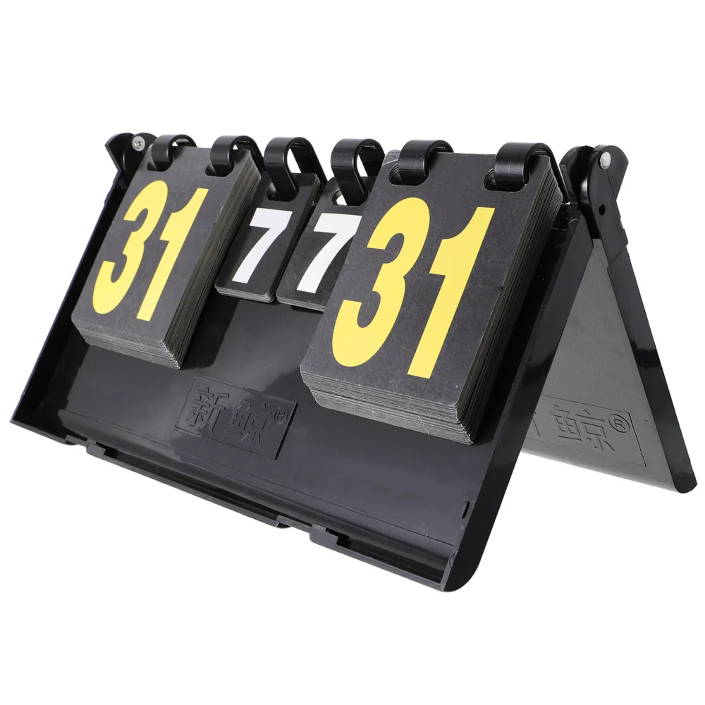 

1pc Practical 4-Digit Desktop Scoreboard Durable Scoring Marker Score Recorder