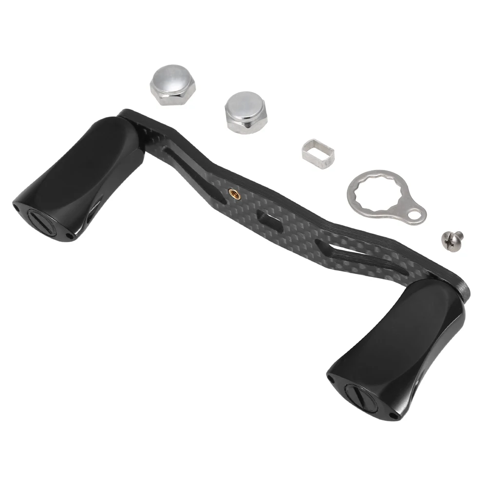 Lixada Рыболовная катушка из углеродного волокна ручка качалка алюминиевого сплава