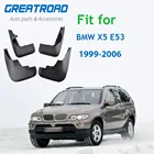 Автомобильные Брызговики брызговик спереди и сзади для Fender Для BMW X5 E53 1999 2000 2001 2002 2003 2004 2005 2006