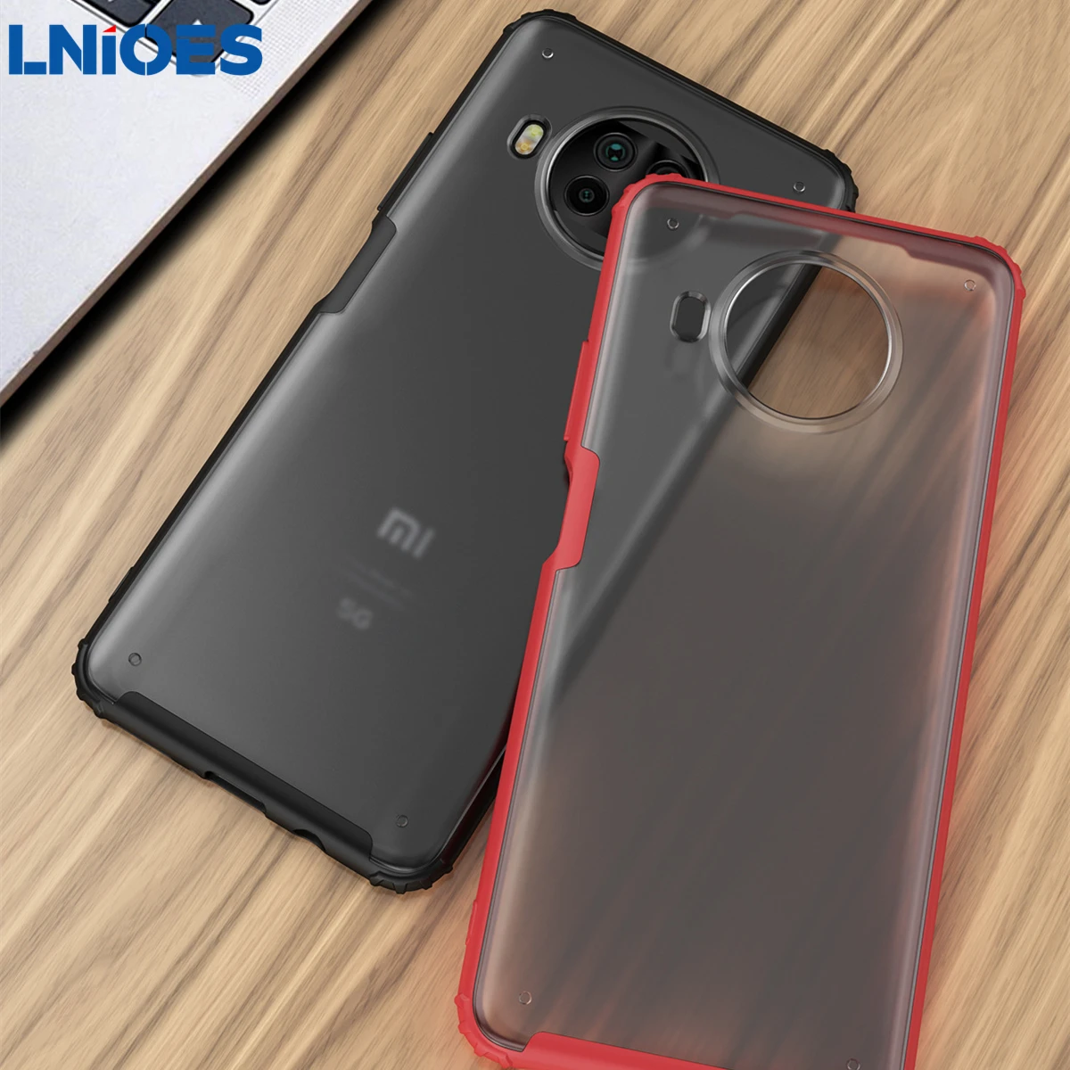 

for Xiaomi Mi 10T Lite Case Silicone PC Mixed Matte Transparent Case Shockproof Armor for Xiaomi Mi 10T Lite Case