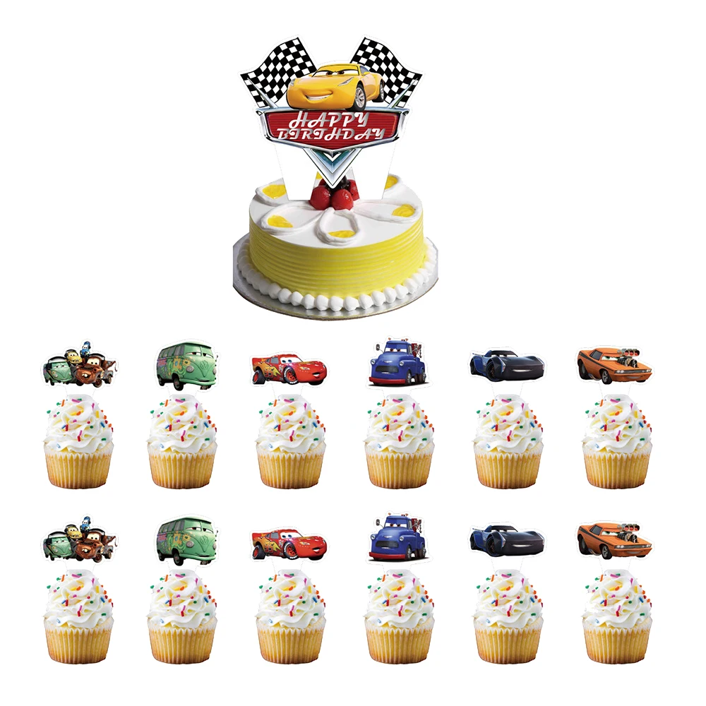 1 компл. Disney McQueen тема автомобиля латексные воздушные шары Стандартный баннер