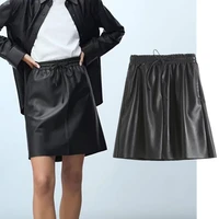 jennydave high street waist a line mini skirt women england fashion 2022 collect faldas mujer moda leather skirts womens