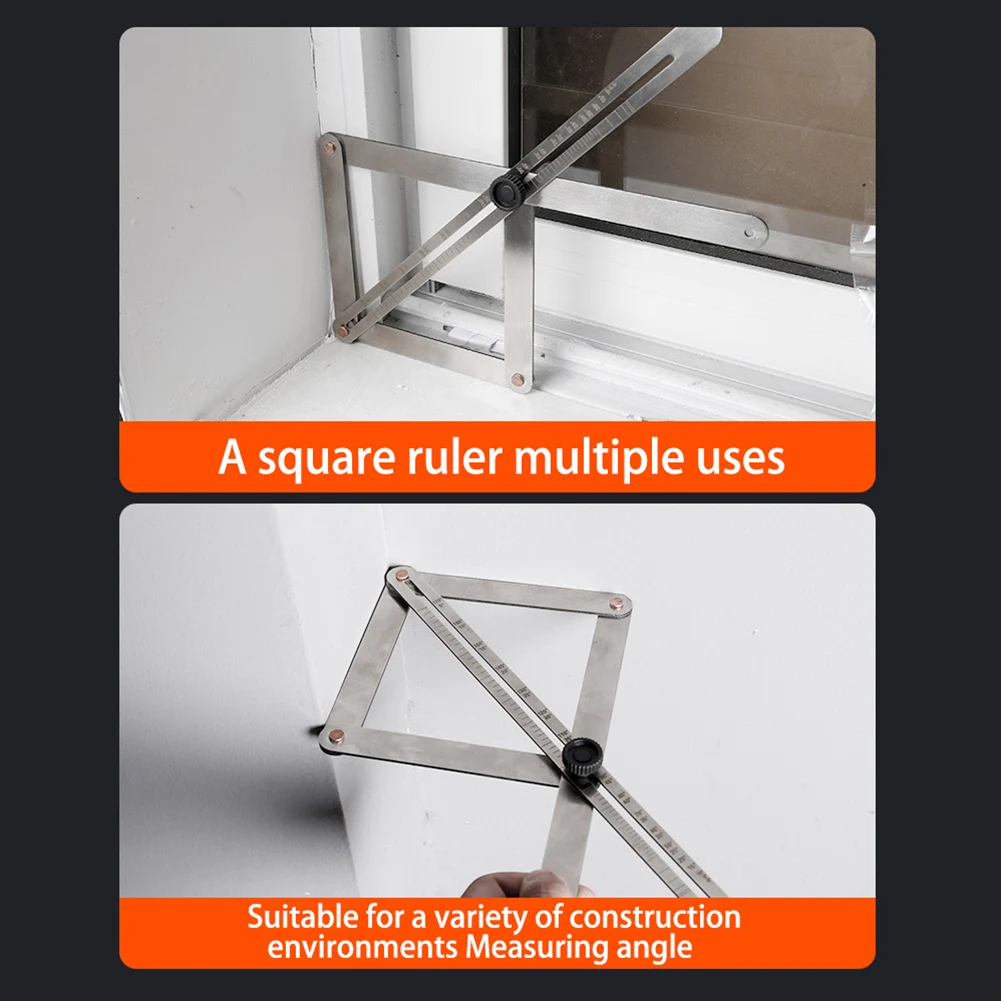 

Diagonal Rulers Construction Rulers Precision Measurement Angle Rulers Portable Tools for Woodworking Linear Contractors