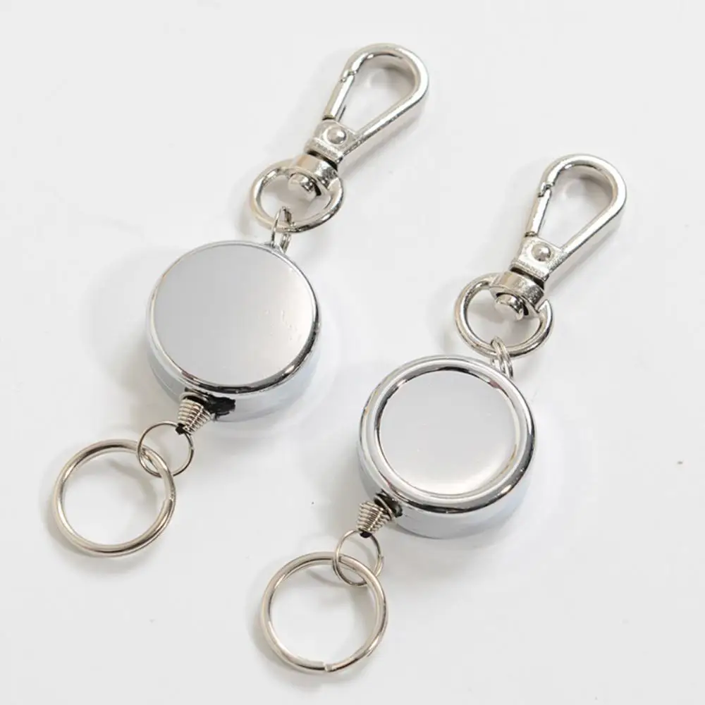 

High Resilience Metal Retractable Steel Wire Anti-lost Anti-theft Key Chain