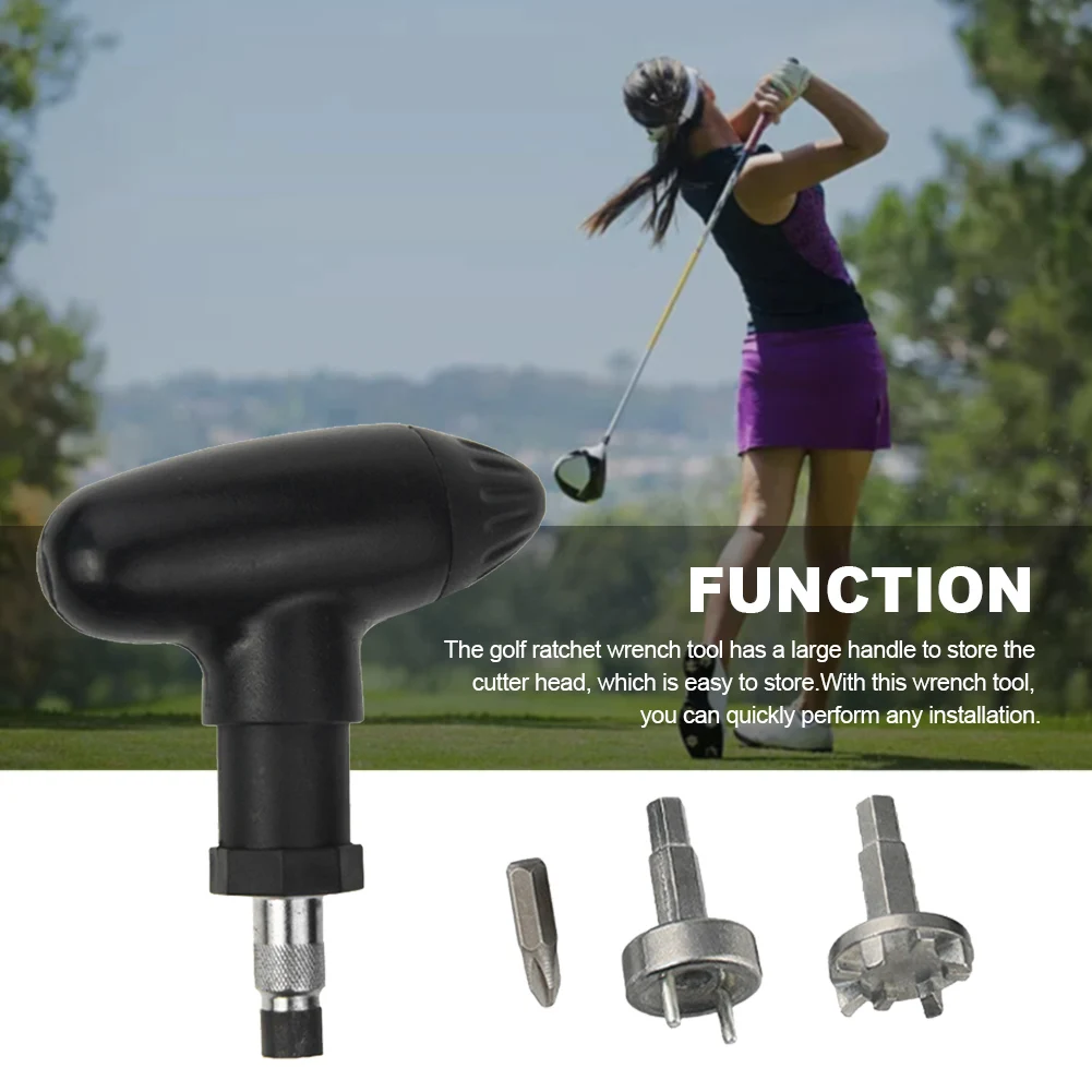 

Golf Spike Wrench Remover Tool Outdoor Golf Sport Golf Shoe Cleats Ratchet Key Handle Accessories golf accessories