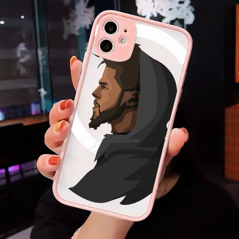 

Y61 Rapper J. Cole Rock star cool Phone Case Matte Transparent for iPhone 7 8 11 12 s mini pro X XS XR MAX Plus cover funda