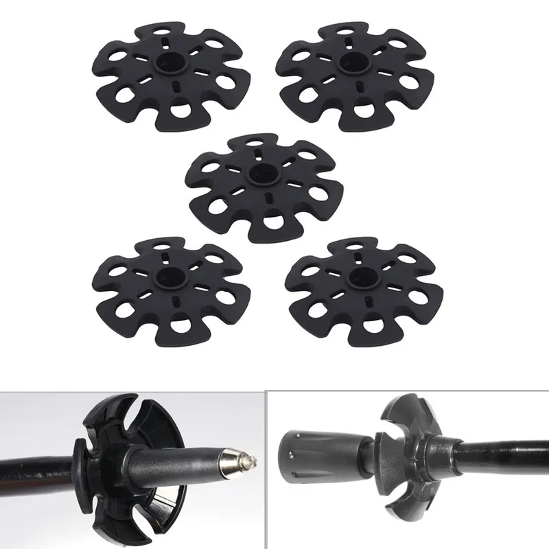 5 шт. походные палки для альпинизма снега грязевые корзины лыж трость крышка