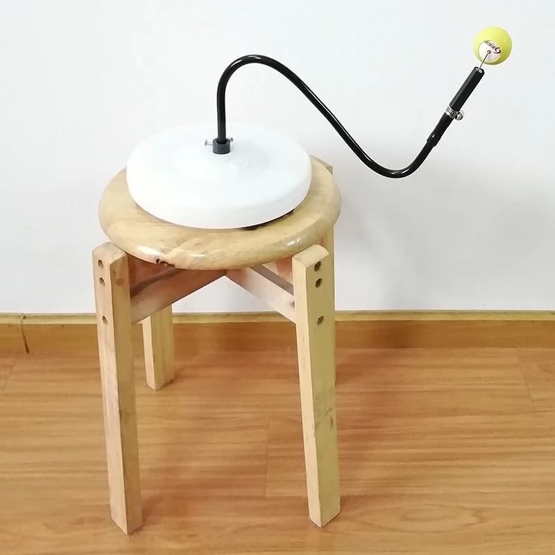 

Professional Table Tennis Ball Striking Training Machine Mobile Flexible Ping Pong Serve Trainer Robot With Suction Cup Portable