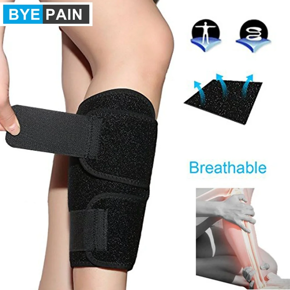 1Pcs BYEPAIN Calf Shin Support Brace Adjustable Compression Leg Sleeve Wrap Band for Running Sports - Great | Красота и здоровье