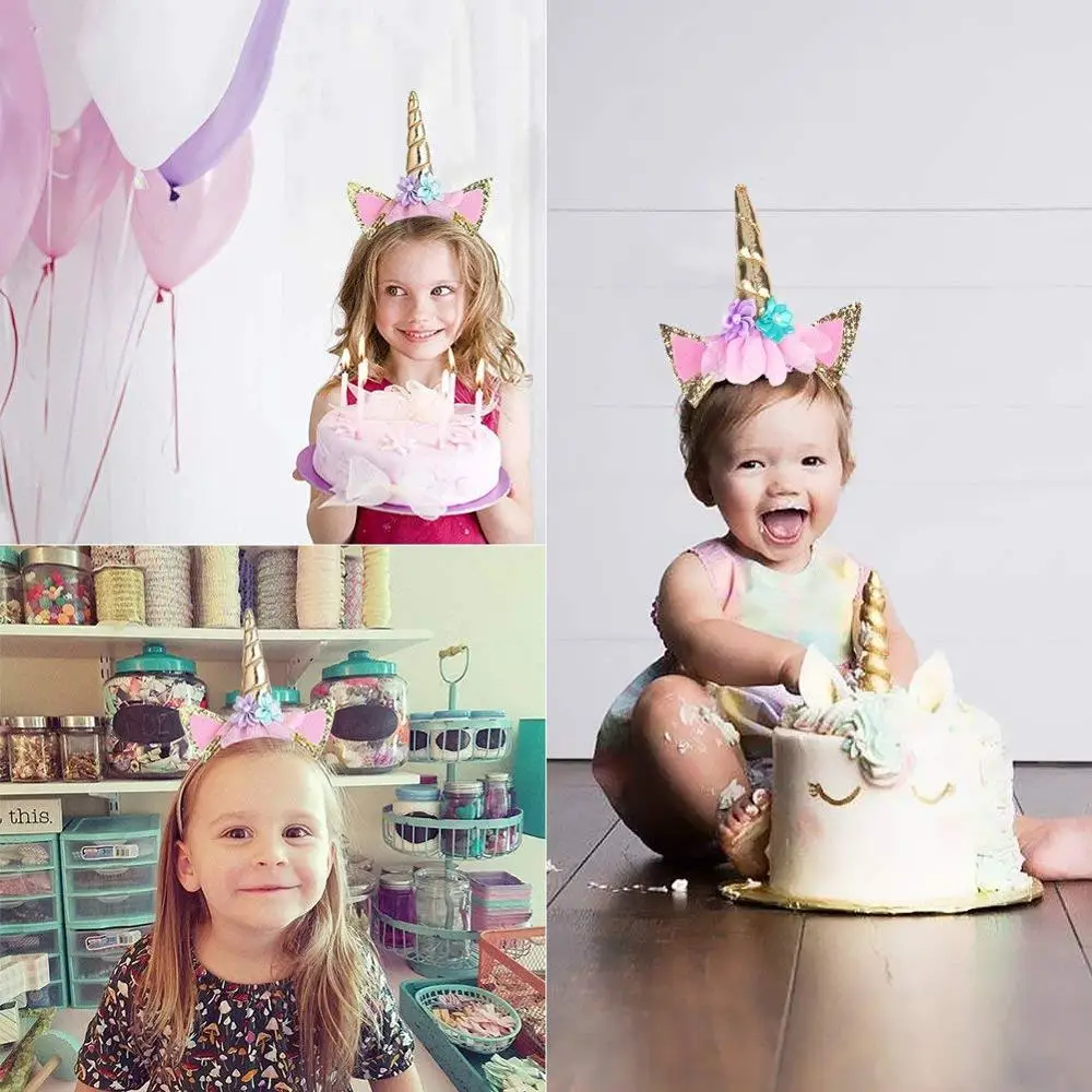 Сделай сам/Единорог) детский Пижамный костюм повязка на голову для детей