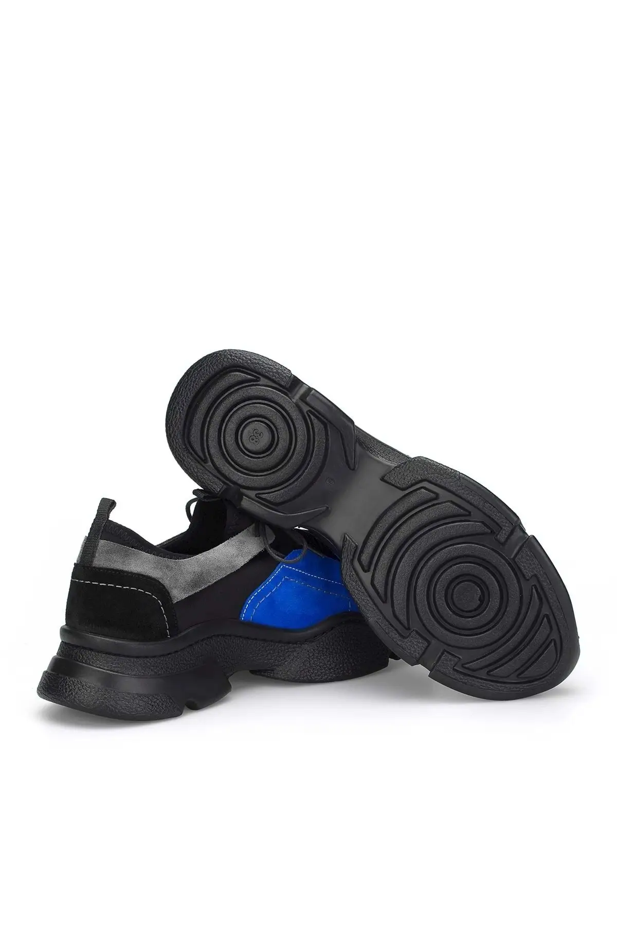 

Genuine Leather Black Sax Women Sneaker