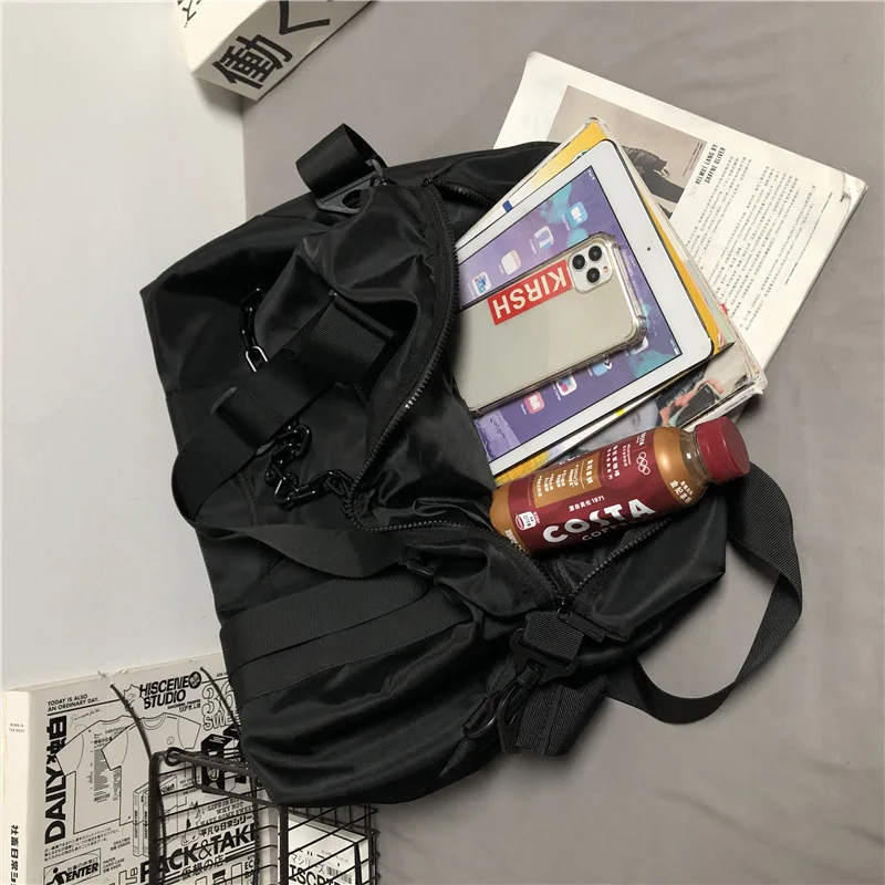

YILIAN Cross-slung travel bag men's fashion brand large capacity handbag women's sports and fitness bag short-haul travel bag