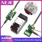 Лазерный гравер NEJE A40640 с двумя диодами и ЧПУ, фокусирующий лазерный модуль, лазерный гравер, резак, TTL модуль, лазерная трубка CW, лазерная резка ШИМ, для самостоятельной сборки