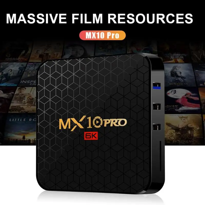 MX10 Pro ТВ коробка 4 Гб + 64 Гб/32 US/EU Android 9 0 Allwinner H6 ядра бит ARM Cortex A53 Процессор Мали T720 GPU