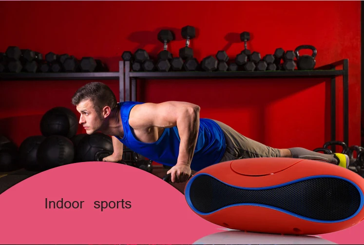 Беспроводная Bluetooth-Колонка для регби портативная улицы спорта с усиленными