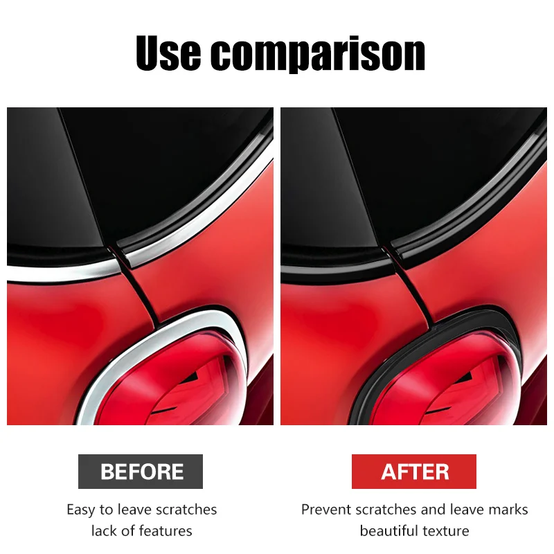 Черная линия Автомобильная оконная отделка Пленка Наклейки Дверь Талия наклейка