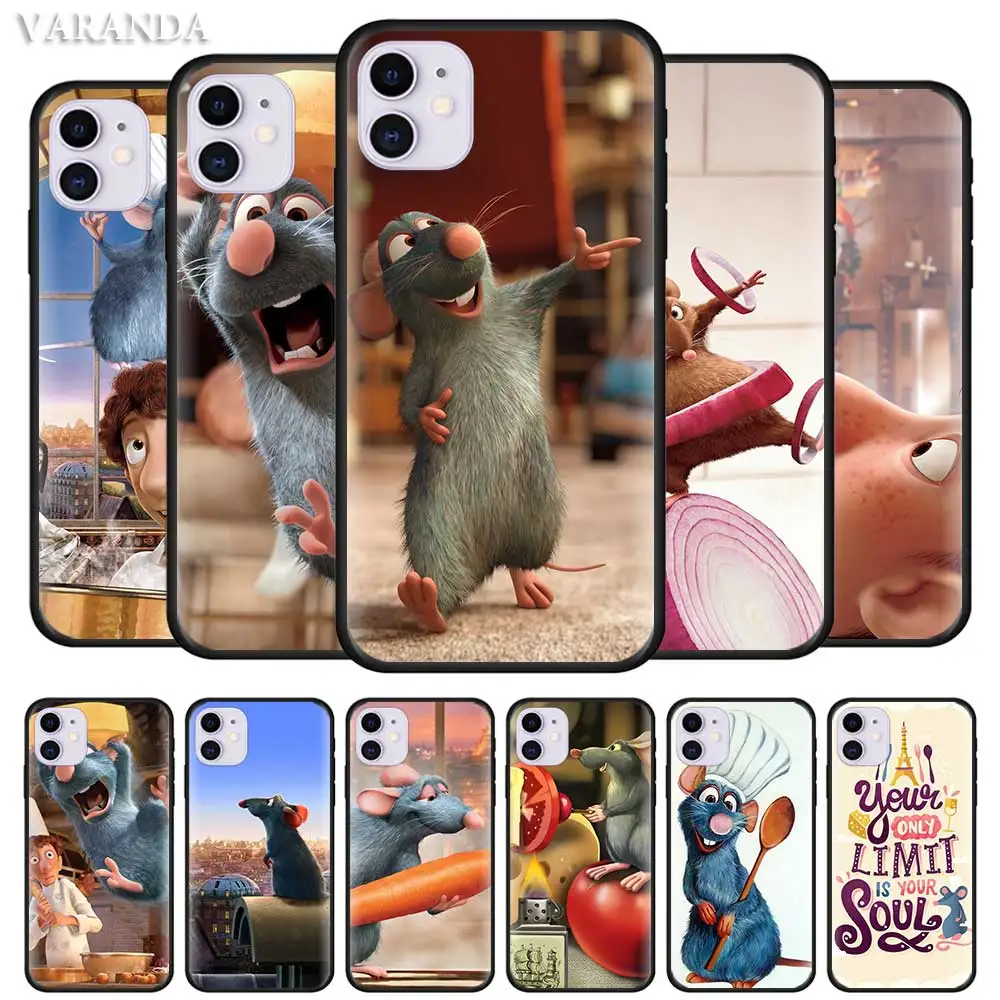 Чехол пленка Ratatouille для iPhone 12 Mini 11 Pro X XR XS Max 7 8 6 6S Plus SE 2020 силиконовый мягкий