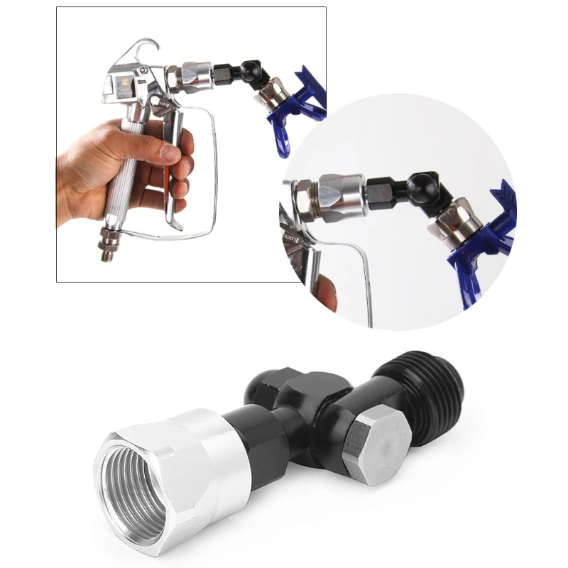 

2021 New 7/8''F-7/8''M Universal Swivel Joint Adapter For Airless Paint Spray Sprayer