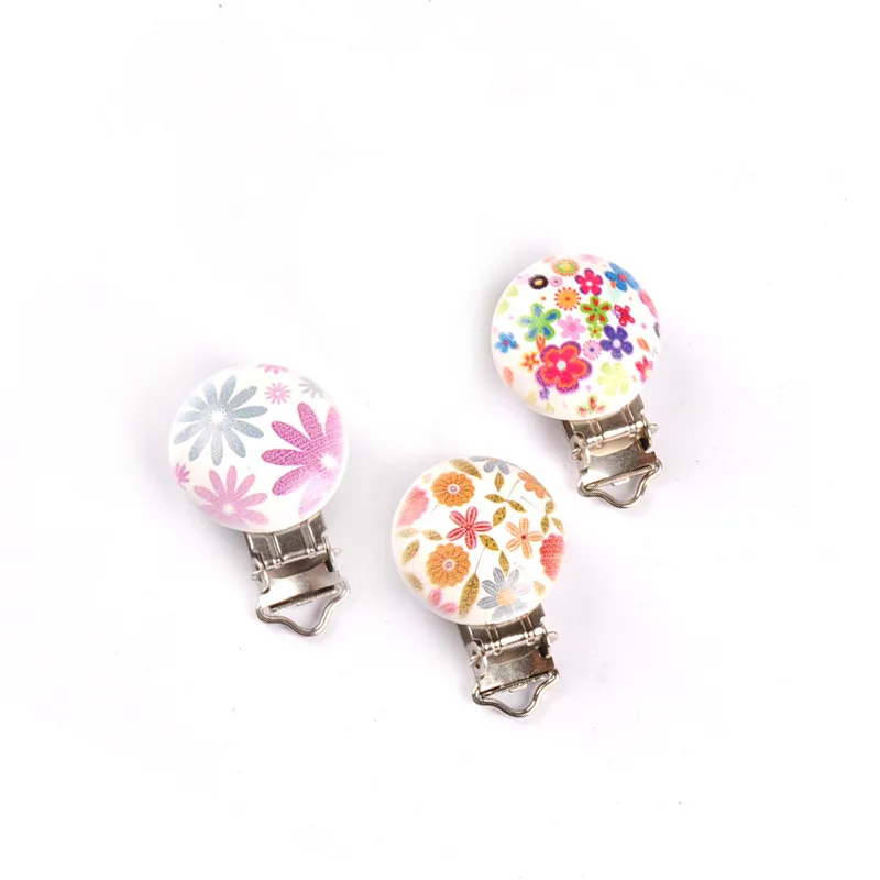 2 шт. милая романтическая заколка для сосков с принтом сделай сам Успокаивающая