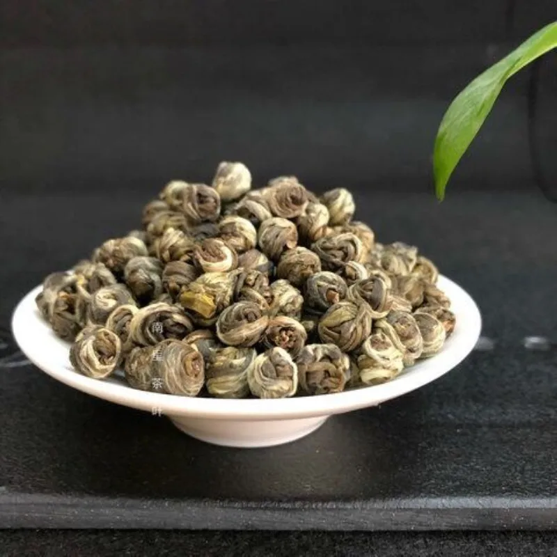 

2021 натуральный органический свежий китайский топ Жасмин Зеленый чай Жасмин Дракон жемчуг аромат цветок похудение кунг-фу чай игрушка