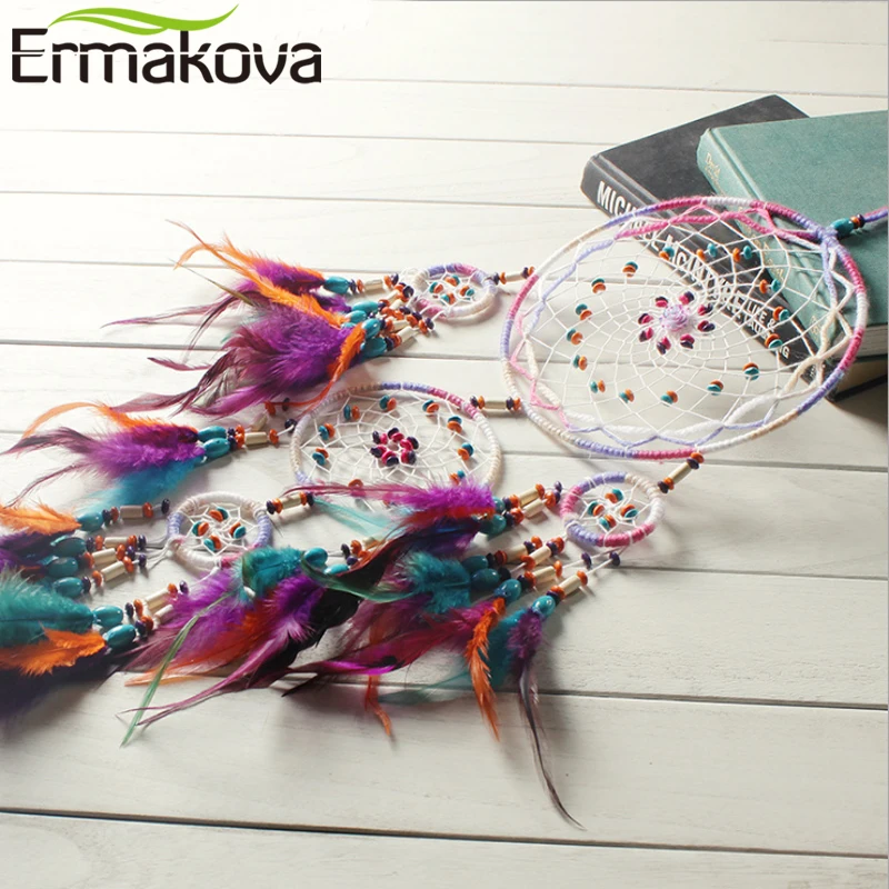 Красочный Ловец снов ERMAKOVA Декор искусственный Индийский стиль для детской