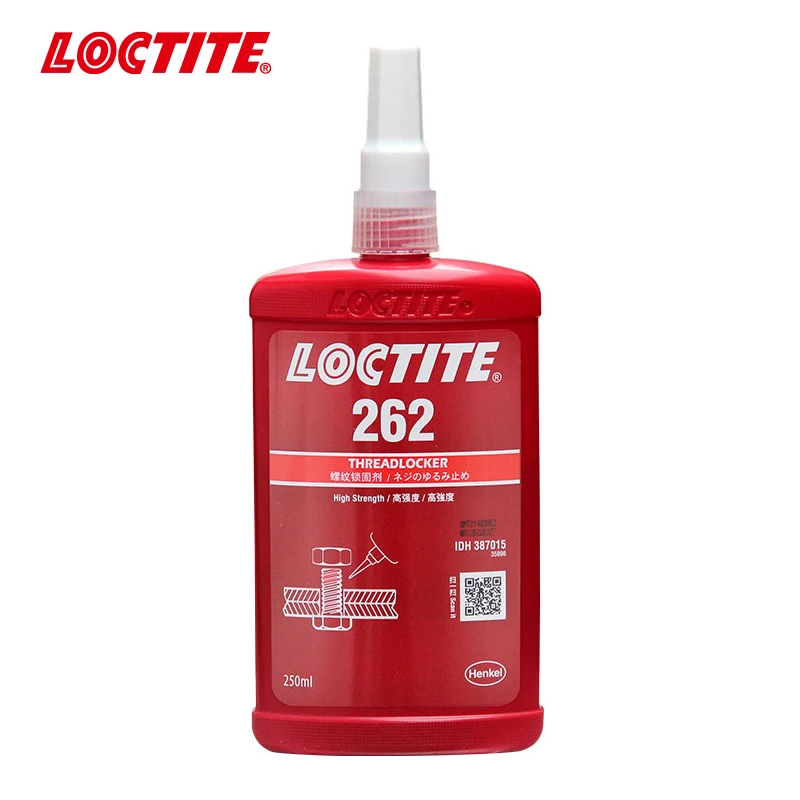 

New 250ml Loctite 262 Thread Locker Adhesive High Strength Anaerobic Rubber Screw Red Glue