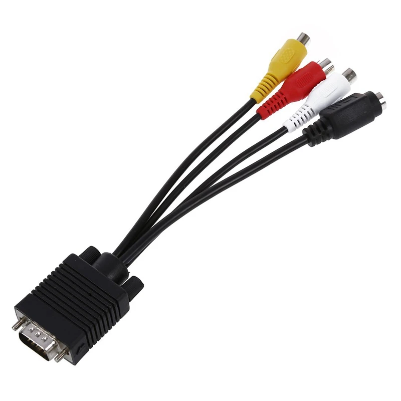 2 шт. Кабель адаптер: 1 US 5Ft HDMI на 3 RCA видео o AV компонентный кабель адаптер для HDTV и VGA