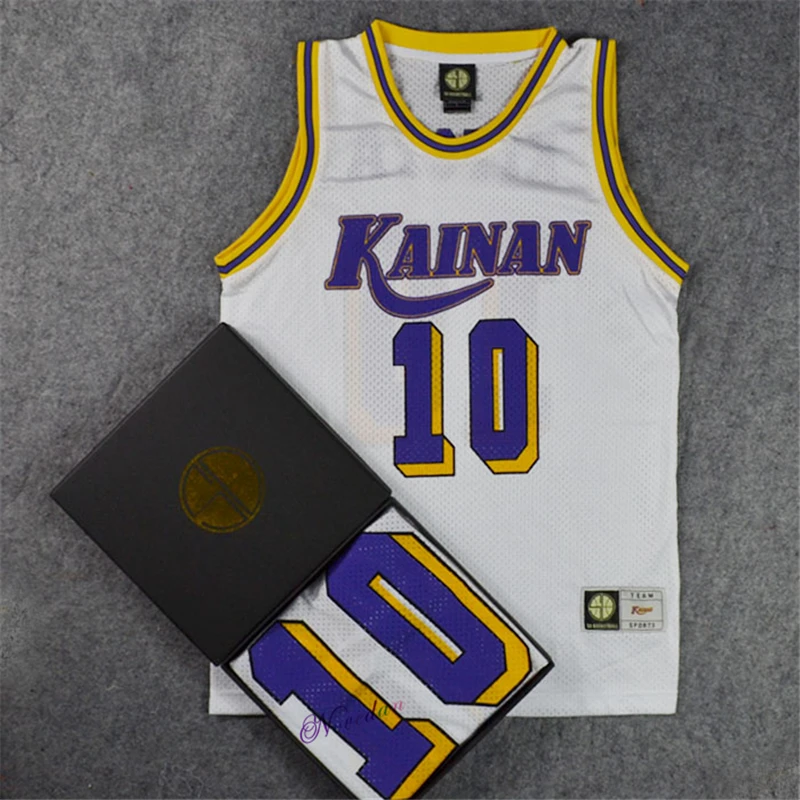 Фото Slamdunk Slam Anime Kainan Point Guard #4 SHINICHI MAKI Косплей гость баскетбольная майка Топы Рубашки спортивная униформа команды №3