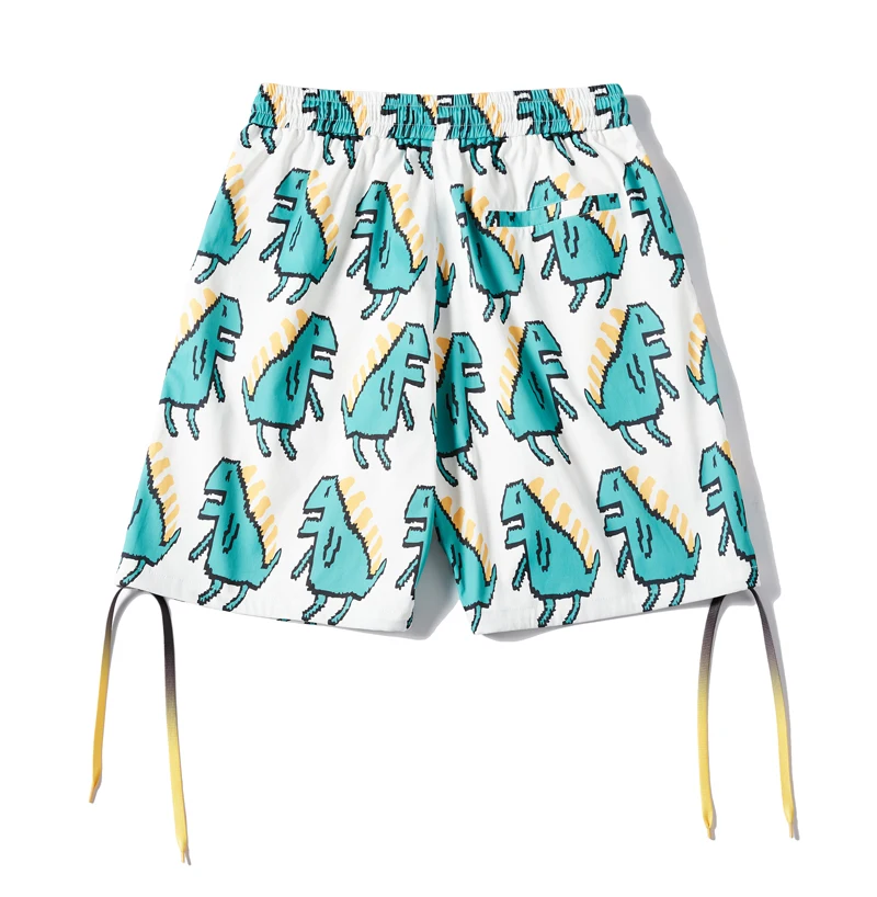

Little Dinosaur Men Surfing Beach Board Shorts Quick Dry Bodybuilding Basketball Casual Shorts Swimwear Men Pantalon Shorts Male